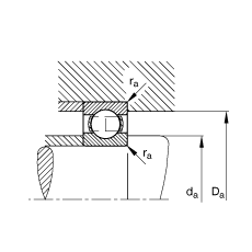 FAG S 16005, (j) DIN 625-1 ˜ʵҪߴ